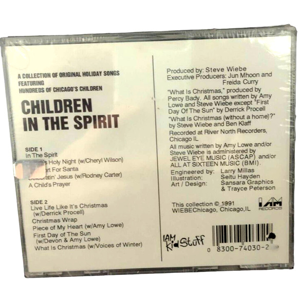 Vntg Children In The Spirit 1991 Cd Chicago’s Musical Entertainment Collectible - Picture 8 of 10